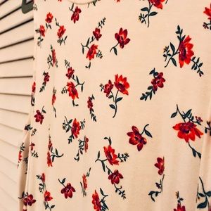 Pretty Floral Sleeveless Top